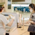 Fast track security check at Noi Bai International Airport in luxury Vietnam tours
