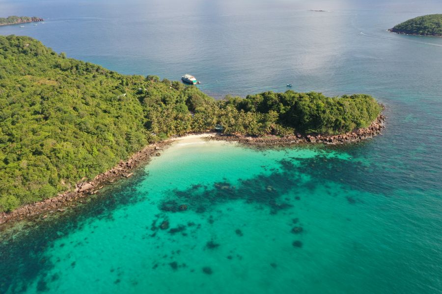 Hidden bay in Phu Quoc island luxury Vietnam tours