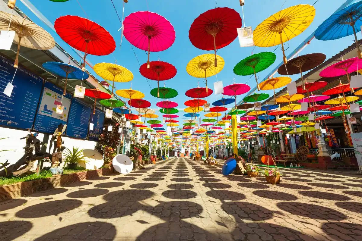 High-end Southeast Asia tours showcasing Thailand’s umbrella road