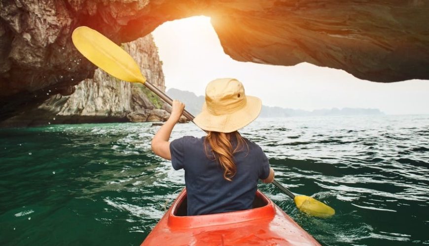 Kayack-in-Halong-Bay-Vietnam-is vietnam safe to travel