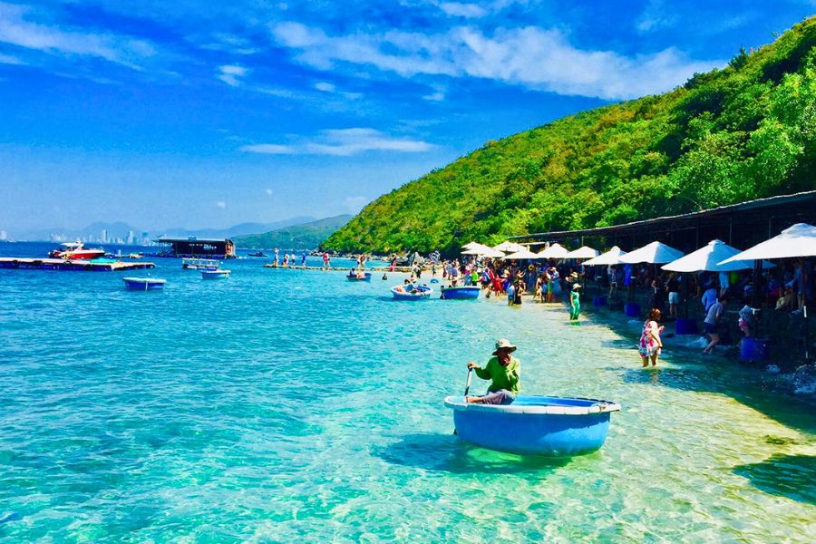 Nha Trang coast Vietnam
