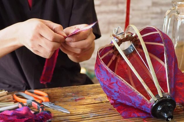 attend lantern making class in hoi an