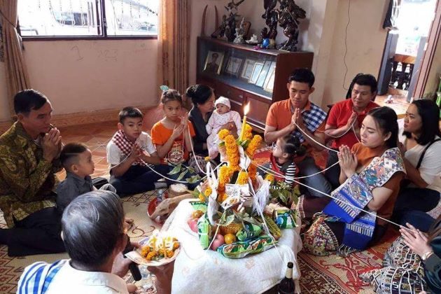 baci ceremony in laos