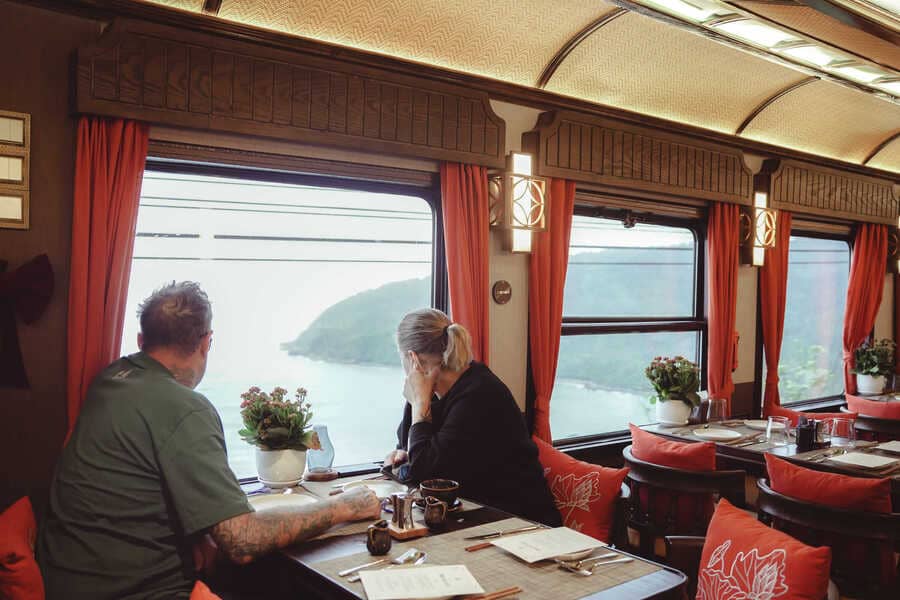 customers on the sjourney - vietnam luxury rail vacation
