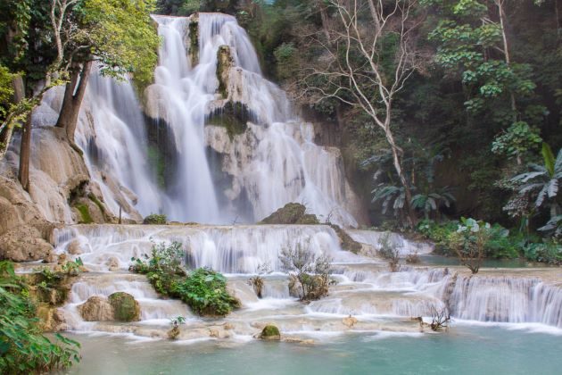 kuang si waterfall luang prabang