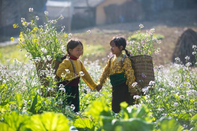 local children in sapa