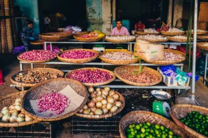 local products in dam market