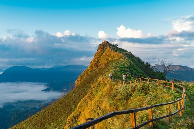 mountain at con dao island