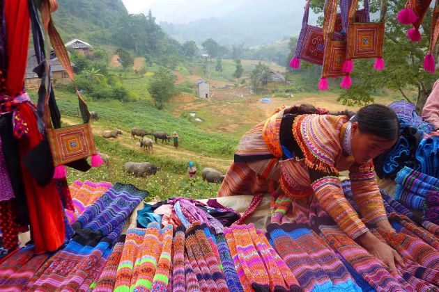 sapa colorful market