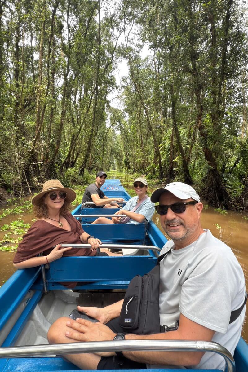 take a boat in mekong delta- private luxury travel vietnam