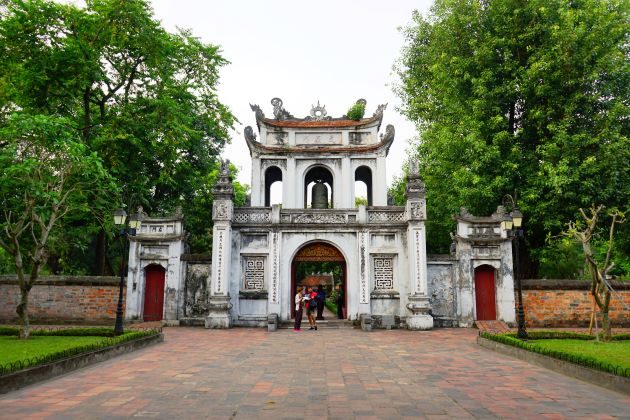 temple of literature is a must visit destination on luxury family trips in vietnam