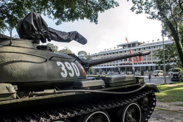 the reunification palace in ho chi minh city