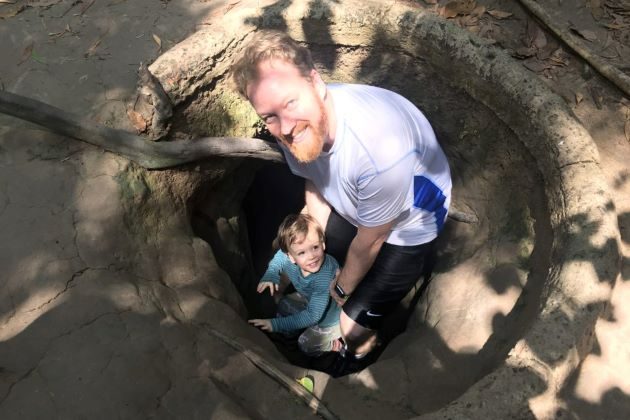 visit cu chi tunnels with kids